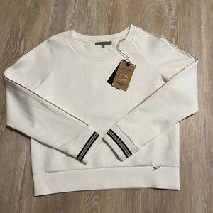 New Womens Patrizia Pepe Felpa Sweatshirt